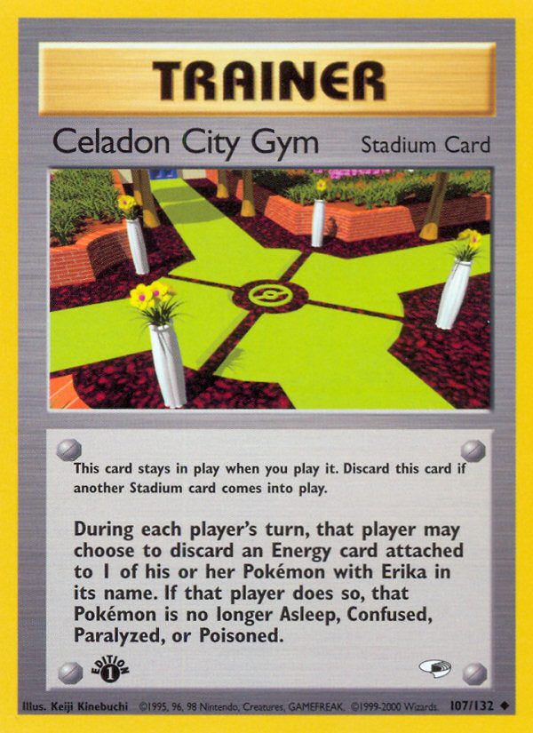Gym Heroes Celadon City Gym #107/132 first edition